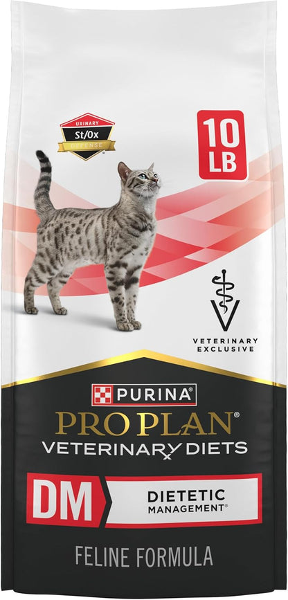 Purina DM Dietetic Management Feline Formula Dry Cat Food - 10 Lb. Bag