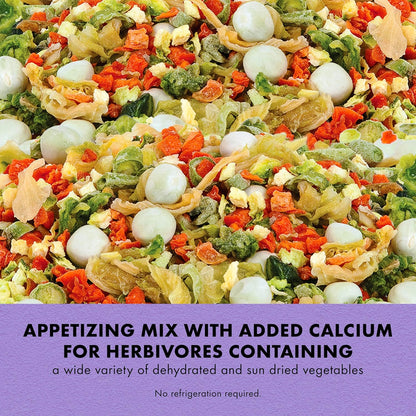 Reptile Food Munchies Vegetable Mix with Calcium, 4-Ounce