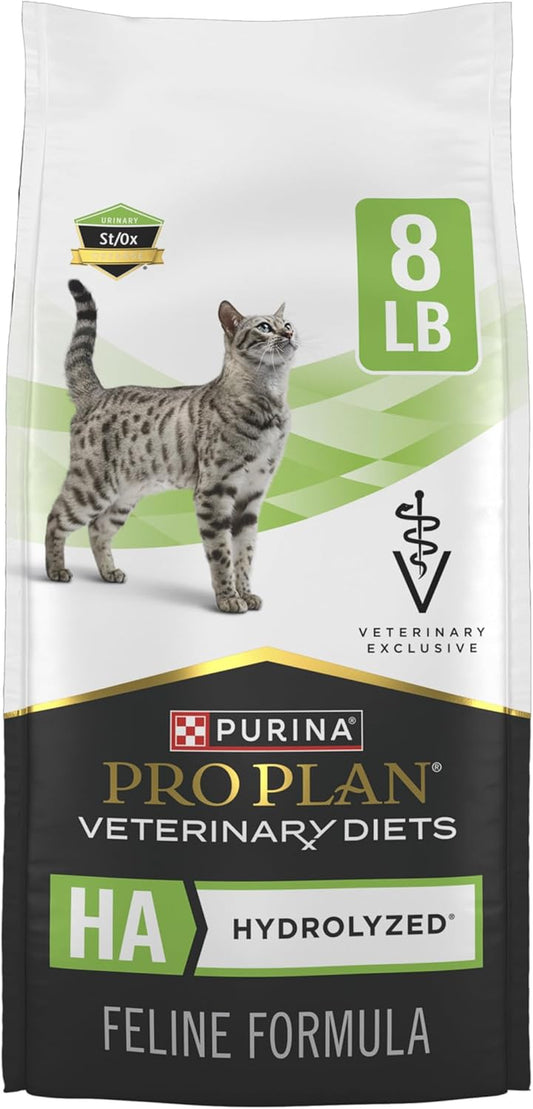 Purina HA Hydrolyzed Feline Formula Dry Cat Food - 8 Lb. Bag