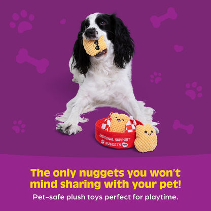 Emotional Support Pet Nuggies by Relatable, Cuddly Dog Toys and Puppy Essentials, Great Gift Ideas for Your Furry Friend, Includes 3 Toys