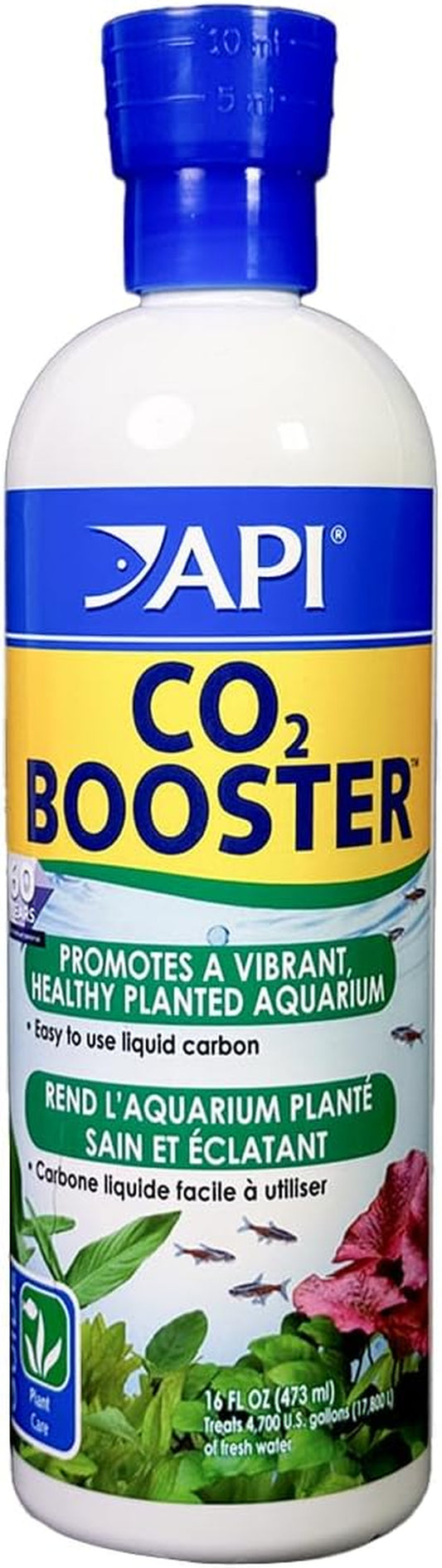 Co2 Booster Freshwater Aquarium Plant Treatment 16 Oz Bottle, Brown