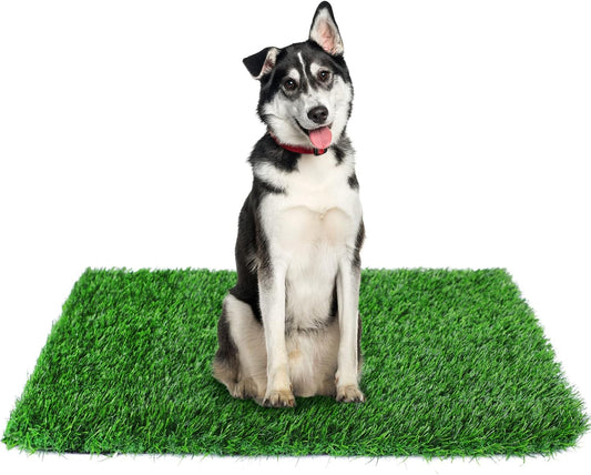 34" X 23" Fake Grass Pee Pad for Dogs Potty Training Turf Pets Mat - Indoor Outdoor Use