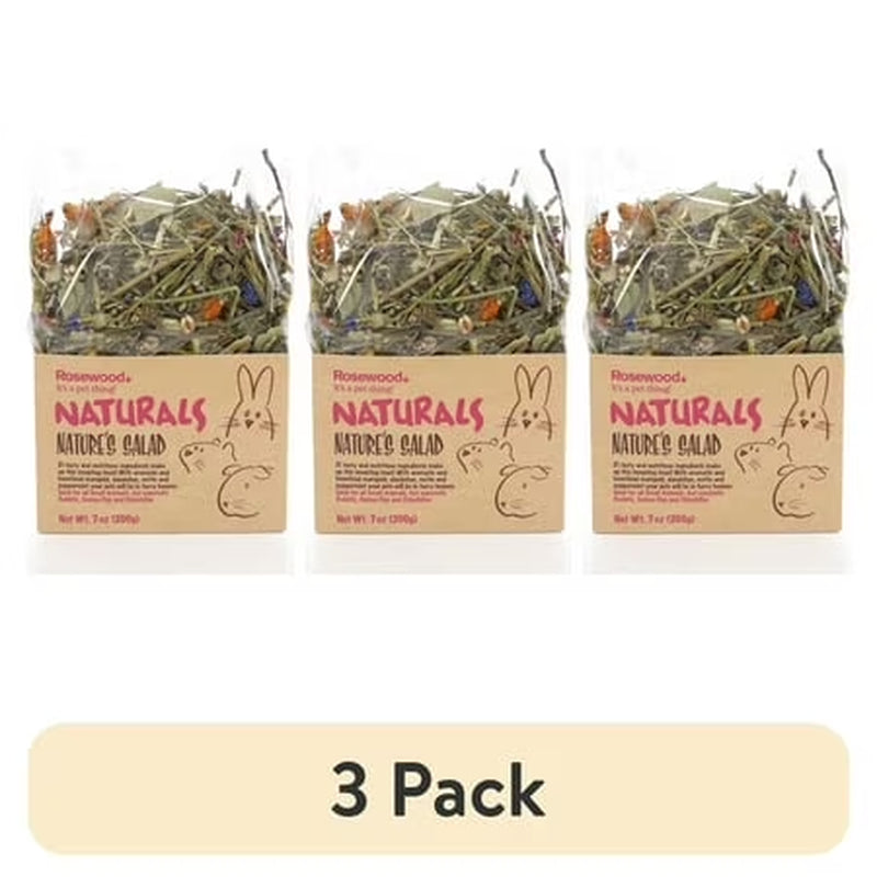 (3 Pack)  Naturals Nature'S Salad Rabbit, Guinea Pig, & Chinchilla Treat