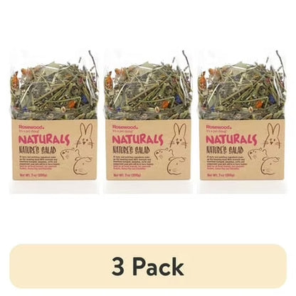 (3 Pack)  Naturals Nature'S Salad Rabbit, Guinea Pig, & Chinchilla Treat