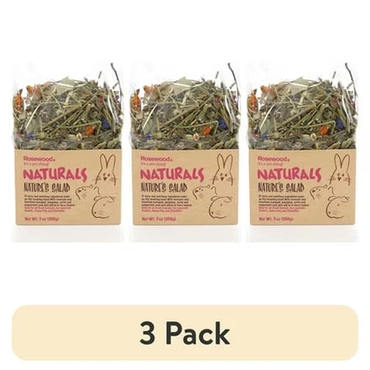 (3 Pack)  Naturals Nature'S Salad Rabbit, Guinea Pig, & Chinchilla Treat