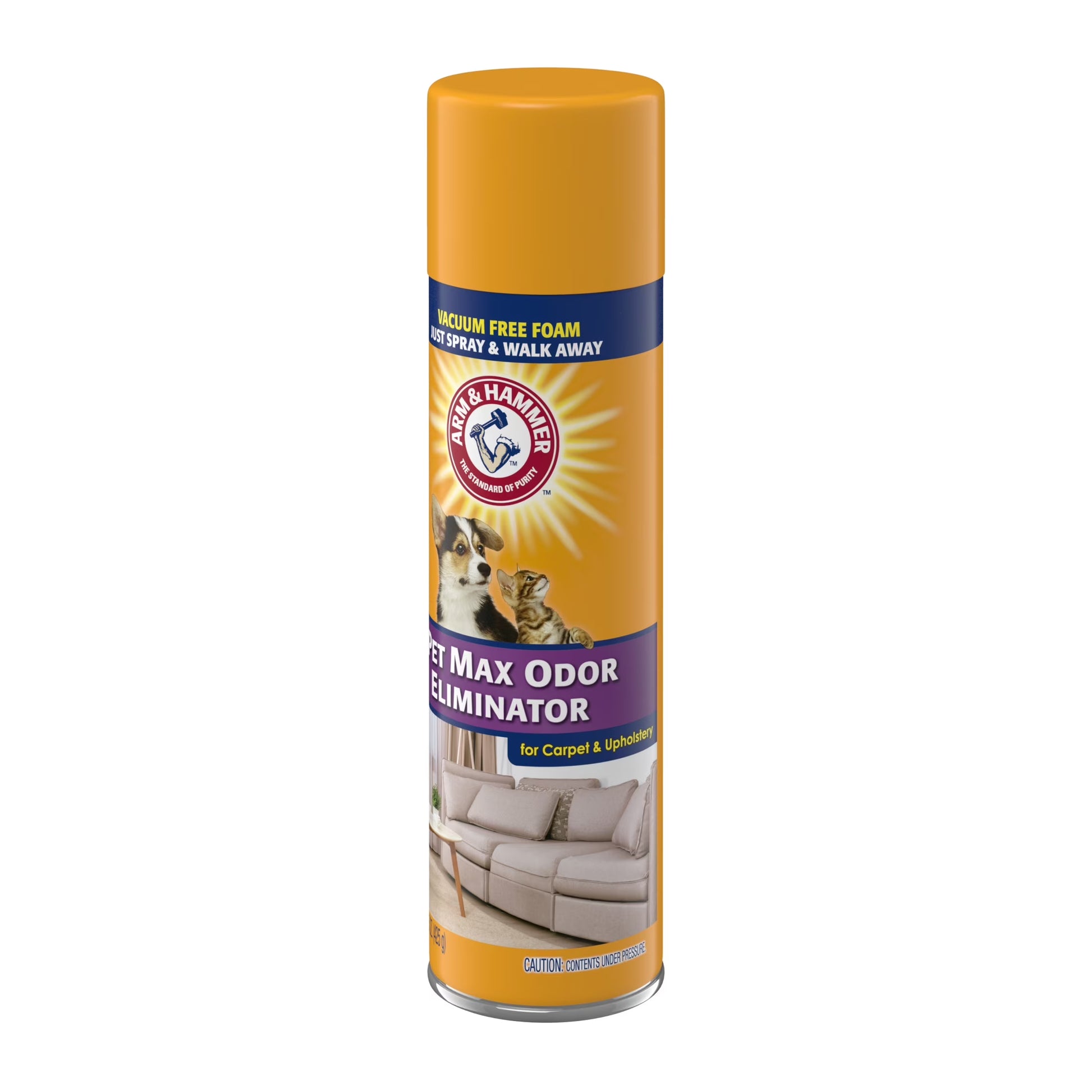 Pet Max Odor Eliminator Foam for Carpet and Upholstery, Sunburst Fresh Scent, 15 Oz