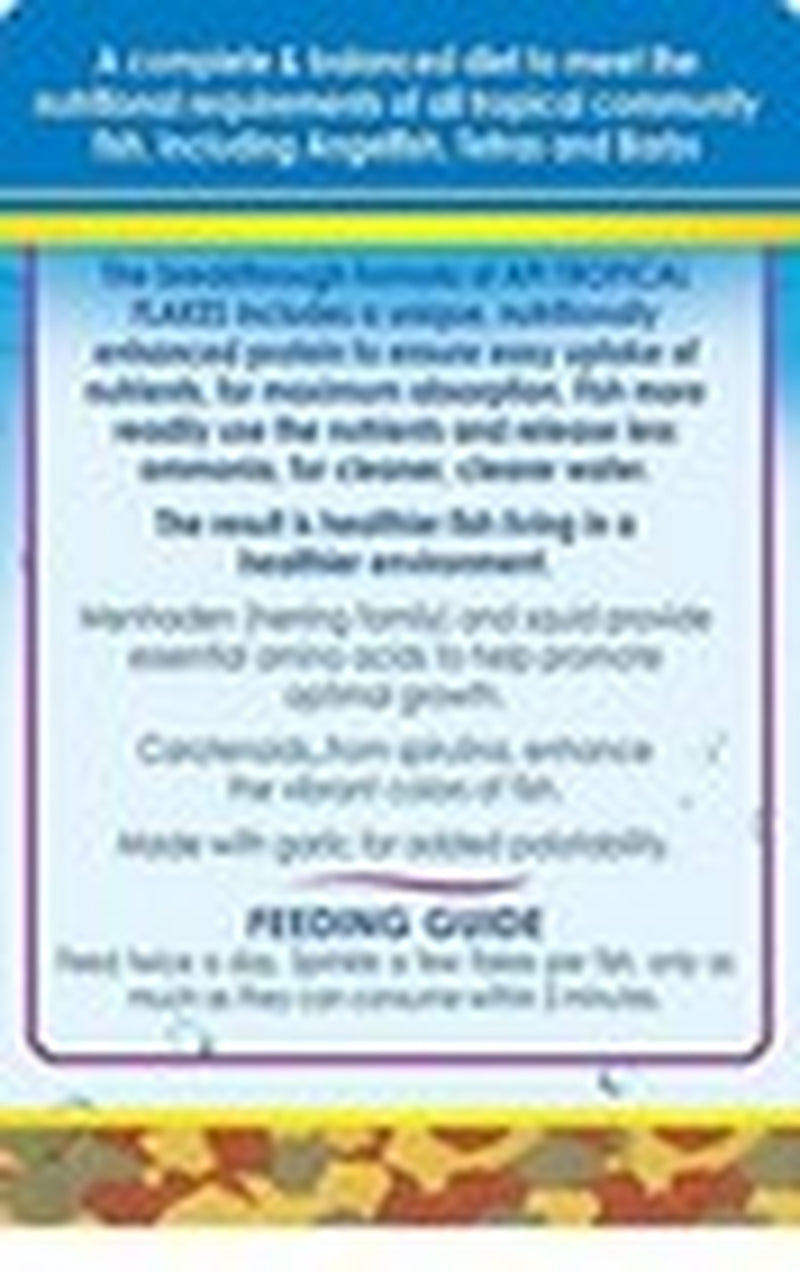 API TROPICAL FLAKES Fish Food 5.7-Ounce Container