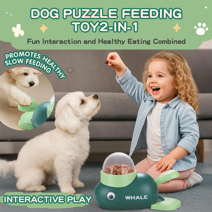 Interactive Dog Toys & Cat Toys for Indoor Cats, Dog Puzzle Toy Slow Feeder Bowl, Puppy Enrichment Toys, Interactive Cat Toys, Dog Feeder Puzzle Toy for Smart Dogs to Keep Them Busy