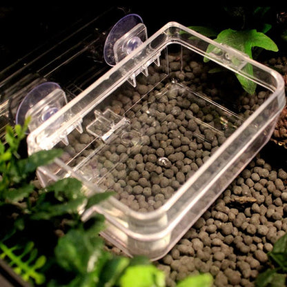 Reptile Suction Cup Feeder 2 Pack, Anti-Escape Food Bowl | for Gecko Lizard Iguana Chameleon Spider Frog Snake, Wall Mount Strong Suction Feeding Dish (White, S)