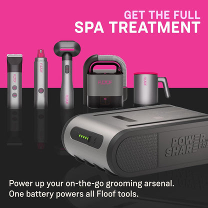 Dog Grooming Kit, Dog Clipper for Grooming, Dog Nail Grinder and Pet Hair Dryer (Battery & Charger Included