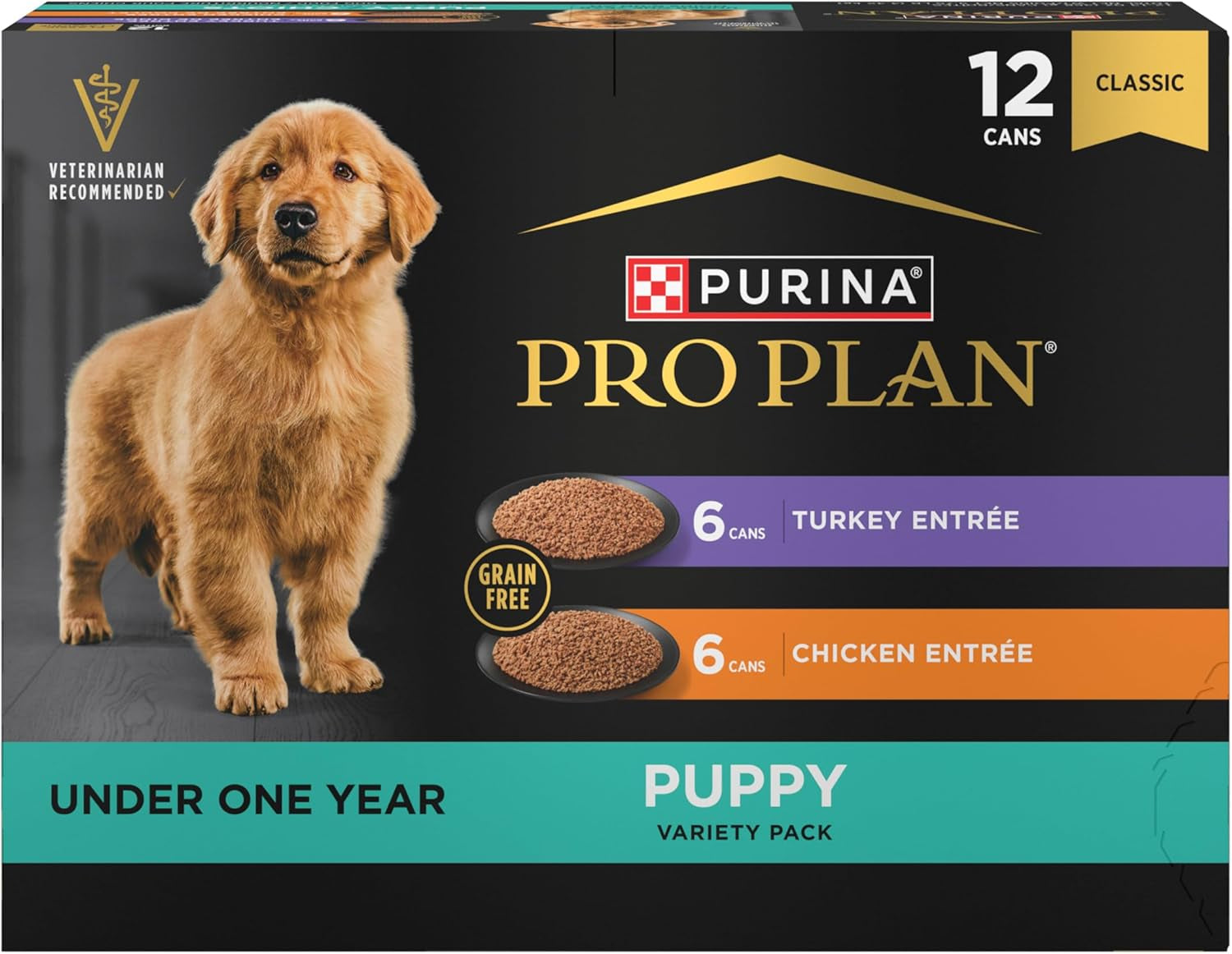 Development Wet Puppy Food, Grain Free Chicken Entree and Grain Free Turkey Entree Variety Pack - (Pack of 12) 13 Oz. Cans