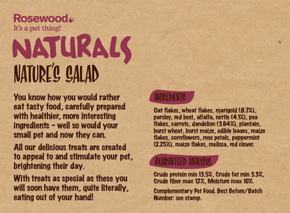 (3 Pack)  Naturals Nature'S Salad Rabbit, Guinea Pig, & Chinchilla Treat