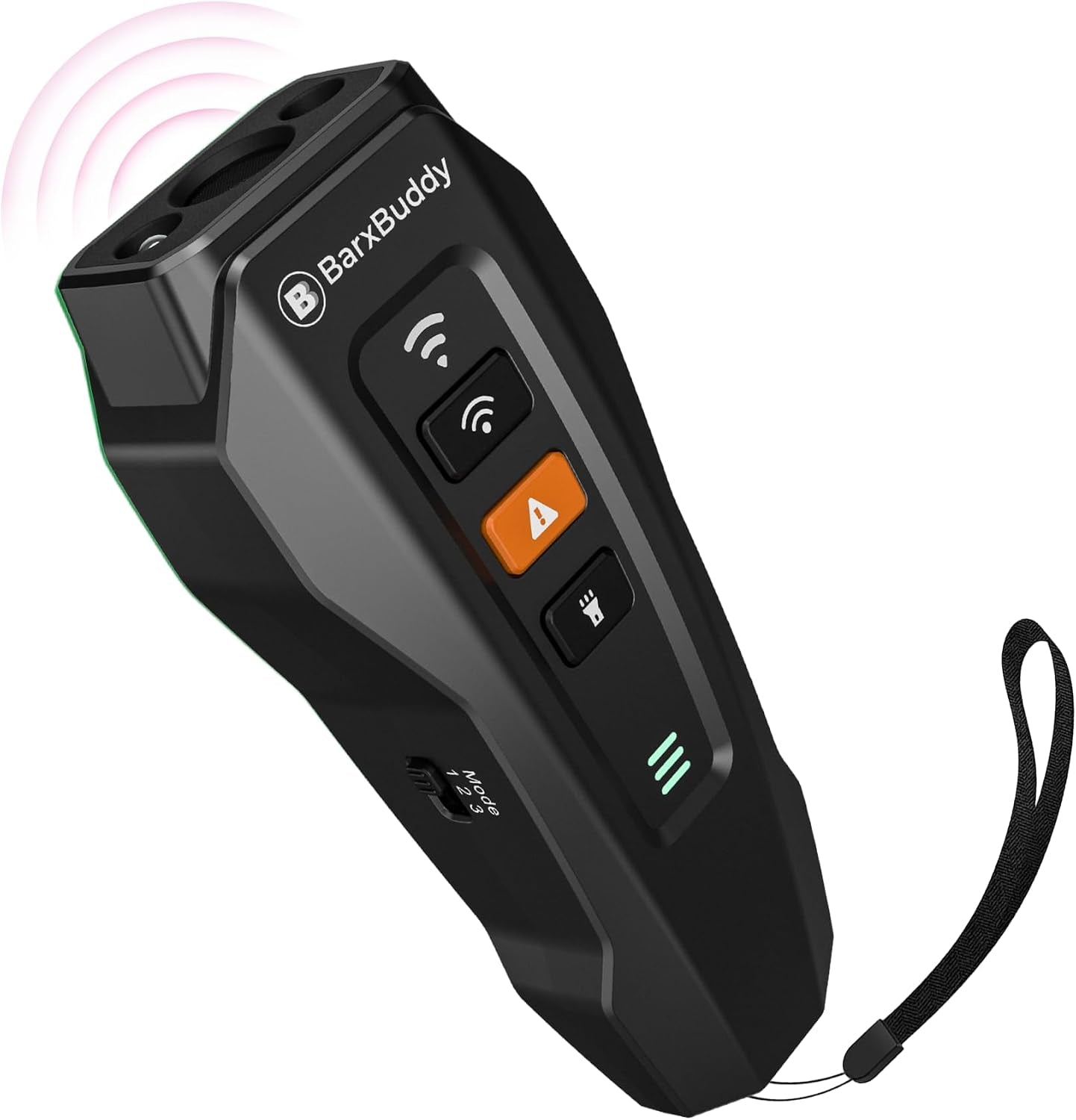 2Nd Gen Dog Bark Deterrent Devices | Long Range Ultrasonic | Bark Collar Alternative | Dog Training Indoor/Outdoor | Rechargeable anti Bark Device for Dogs (Black)