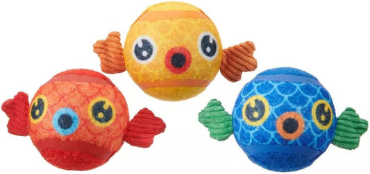 Puppy Guppies 3-In-1 Interactive Plush Dog Toy - for Dogs | Balls - Chew Toy Squeaky Balls - for Small to Medium Dogs and Puppies