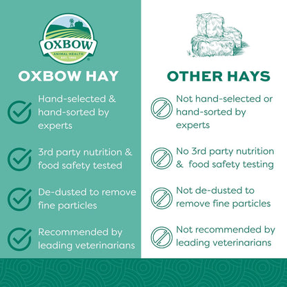 Orchard Hay, Rabbit & Guinea Pig Hay, Hand-Sorted, De-Dusted, 40 Oz | Hand-Sorted, De-Dusted,  Orchard Grass Hay, Bunny Hay for Rabbits, Guinea Pigs, Bunnies and Chinchillas, Made in USA