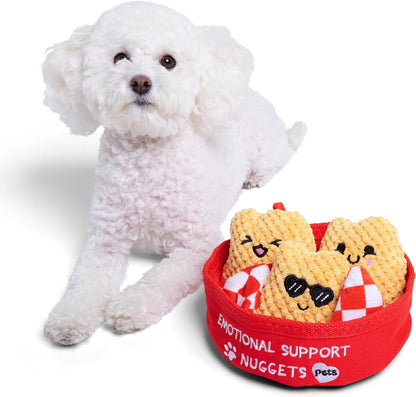 Emotional Support Pet Nuggies by Relatable, Cuddly Dog Toys and Puppy Essentials, Great Gift Ideas for Your Furry Friend, Includes 3 Toys