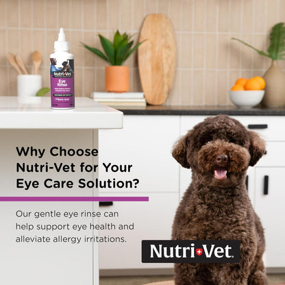 Dog Eye Wash, Tear Stain Remover for Dogs, Pet Eye Rinse, 4Oz | Eye Wash for Dogs, Dog Eye Cleaner, Tear Stains, Pet Safe Formula, Gentle Cleansing, Daily Care, Routine Cleaning