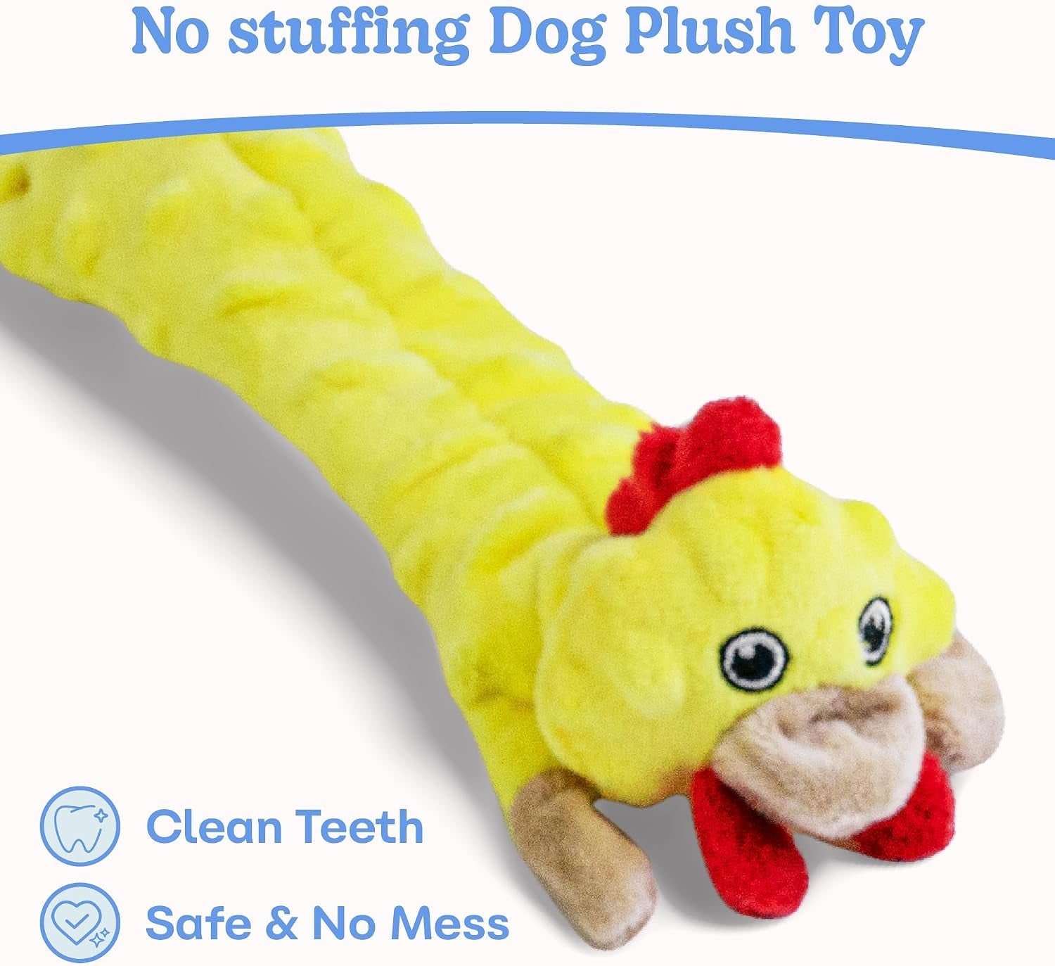 Dog Squeaky Toys 5 Pack, Bubble Plush Puppy Teething Pet Toys, Crinkle No Stuffing Animals Dog Toy, Doggies Chew for Large Small Medium Breeds