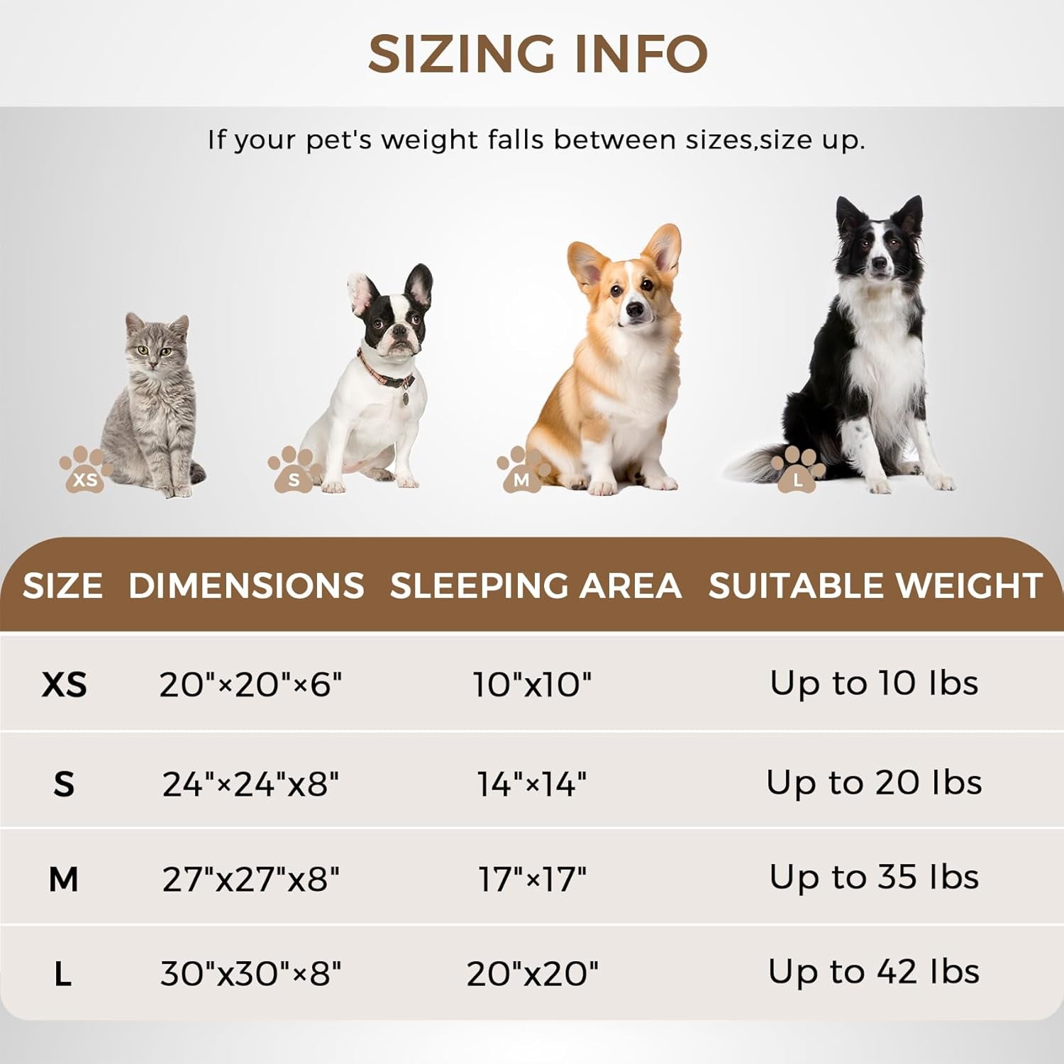 Calming round Dog Bed & Cat Bed for Indoor Cats, Medium Size Washable Anti-Slip Anti-Anxiety Donut Dog Beds for Small Dogs & Cats, Fluffy Plush Soft Dog Bed(20 Inch, Light Grey)