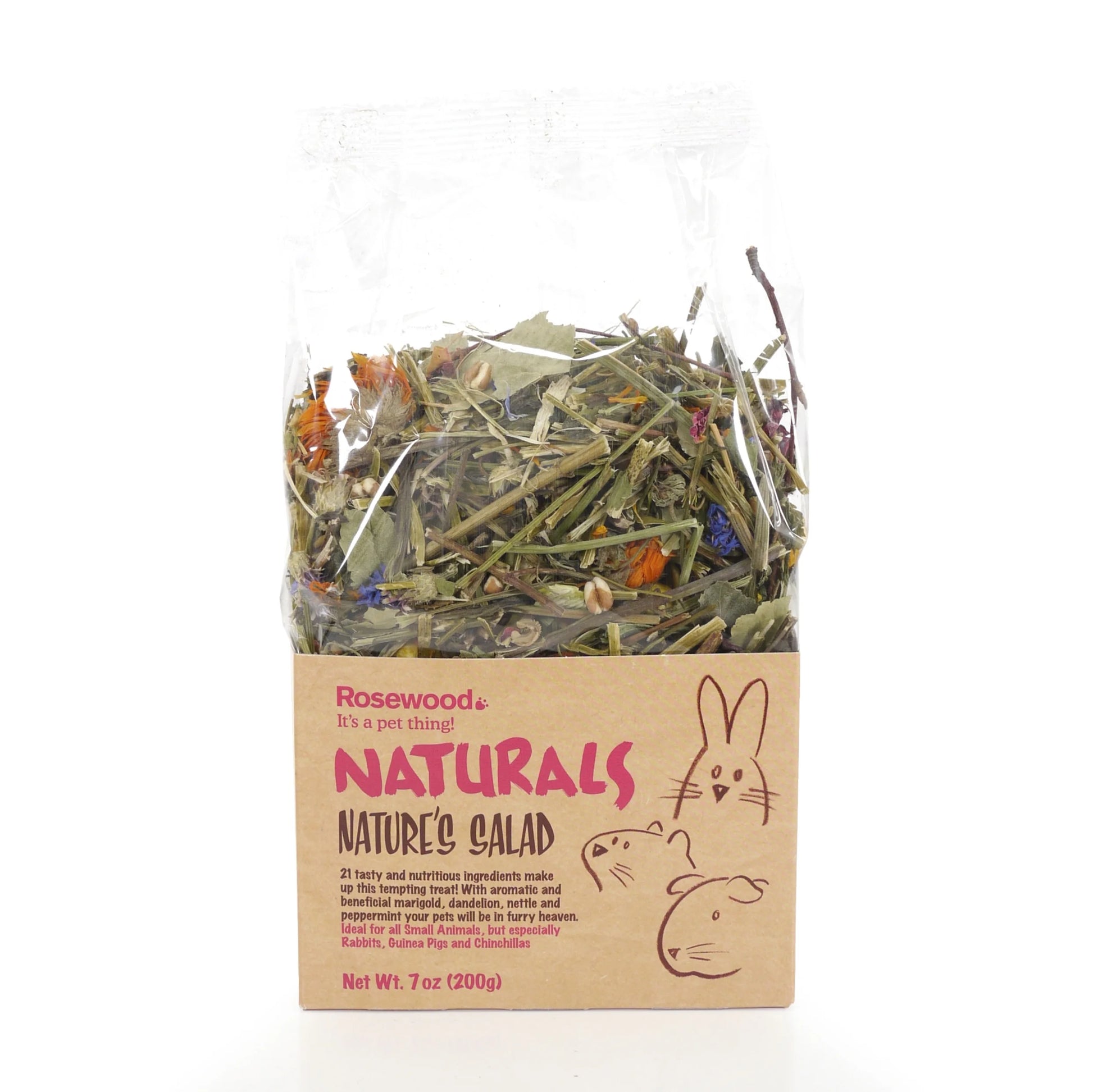 (3 Pack)  Naturals Nature'S Salad Rabbit, Guinea Pig, & Chinchilla Treat
